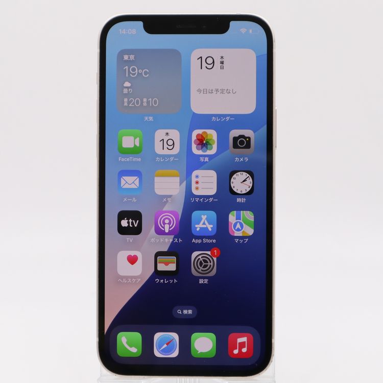 �ڥȡ�������Х����SIM�ե꡼ iPhone12 64GB �ۥ磻�� �Хåƥ꡼����79%
