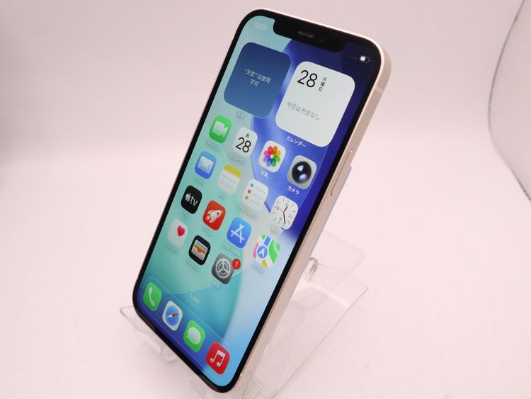 【トーカイモバイル】SIMフリー iPhone12  64GB ホワイト バッテリー状態72%