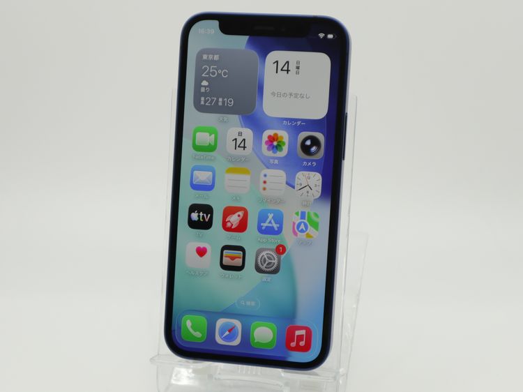 SIM�ե꡼ iPhone12mini 64GB �֥롼 �Хåƥ꡼����86%