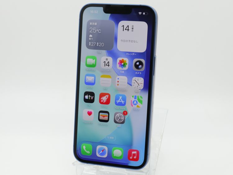 SIM�ե꡼ iPhone13 128GB �֥롼 �Хåƥ꡼����85%