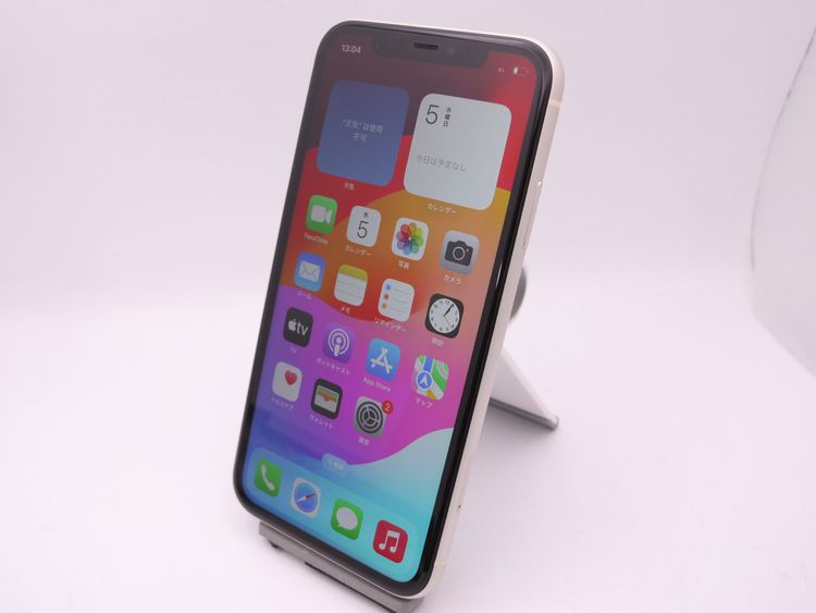 SIM�ե꡼ iPhone11 64GB �ۥ磻�� �Хåƥ꡼����72%
