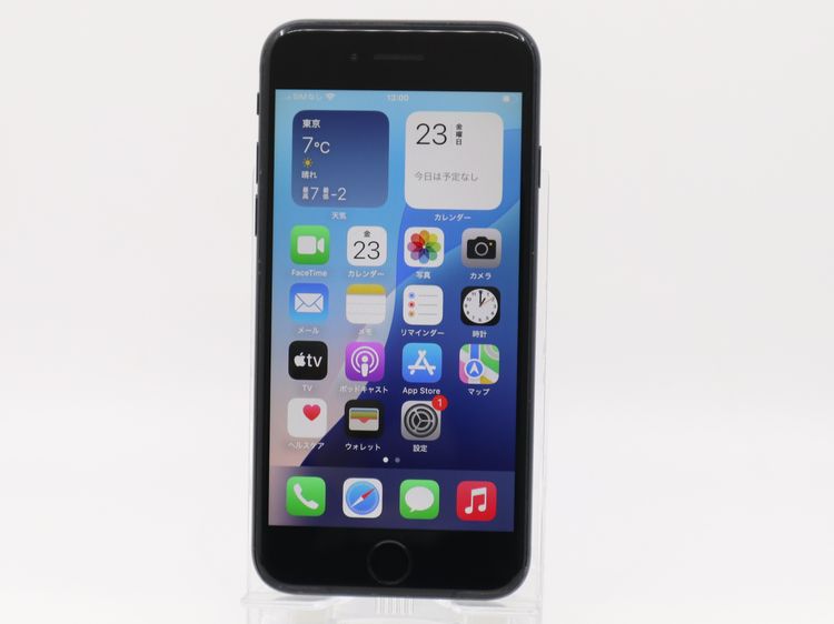 �ڥȡ�������Х����SIM�ե꡼ iPhone SE �裲���� 128GB �֥�å� BT����76%