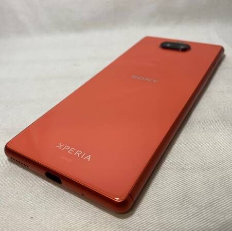 ムスビー｜未使用 元au SONY Xperia 8 SOV42 オレンジ 送料無料 
