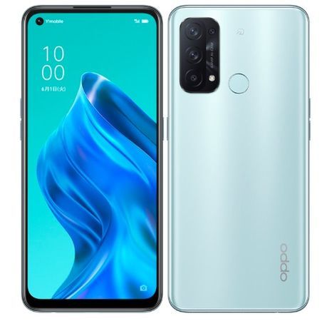 ムスビー｜OPPO Reno5 A (eSIM対応版) ワイバイル [アイスブルー]No318  