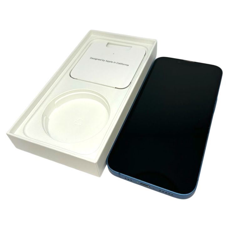 �ڥХåƥ꡼80%��iPhone��13��128GB���֥롼��SIM�ե꡼��au��