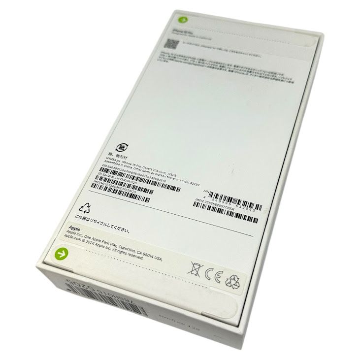 ��̤�����ʡ�iPhone��16Pro��128GB���ǥ����ȥ����˥��ࡡSIM�ե꡼