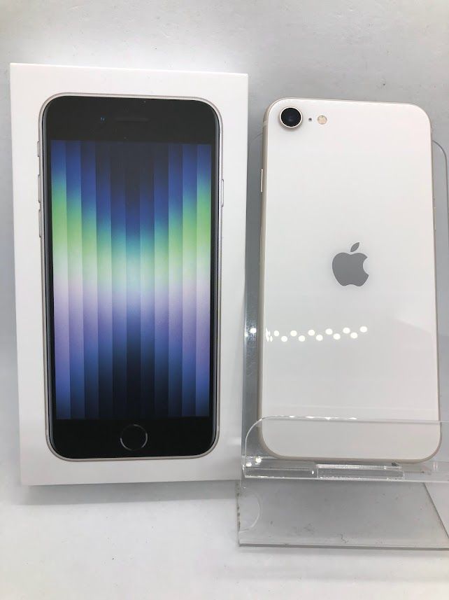 アップル iPhoneSE 第3世代 64GB スターライト softbank（SIMフリー  