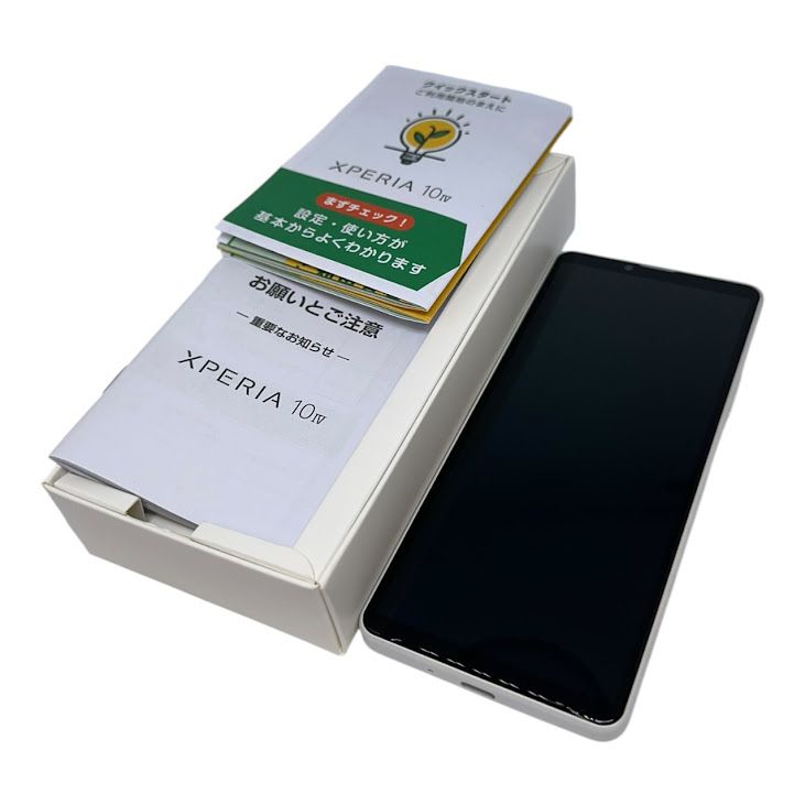 �ڥХåƥ꡼80��ʾ��Xperia��10��IV��128GB���ۥ磻�ȡ�SIM�ե꡼�����եȥХ���