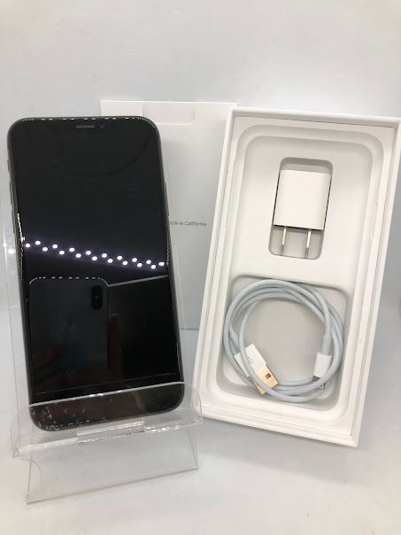 ムスビー｜iPhone X 256GB スペースグレイ SIMフリー au版 バッテリー  