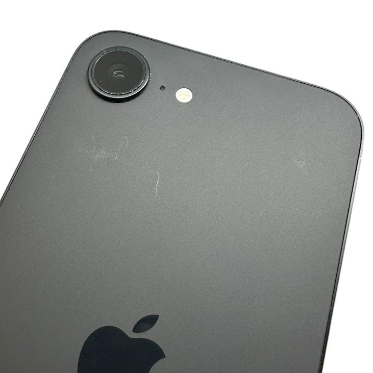 Apple iPhone 16eブラック 128GB バッテリー100% ムスビー｜【バッテリー100％】iPhone 16e 128GB ブラック SIM