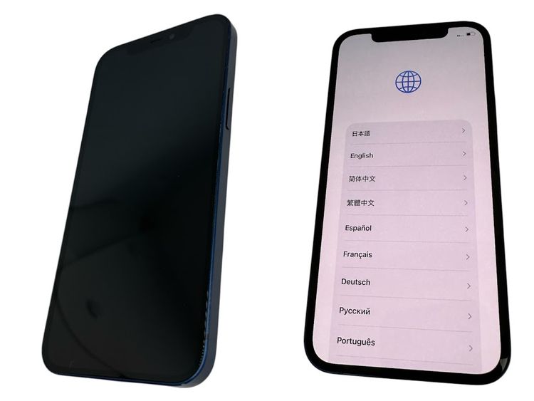iPhone��12��128GB���֥롼��SIM�ե꡼��au��