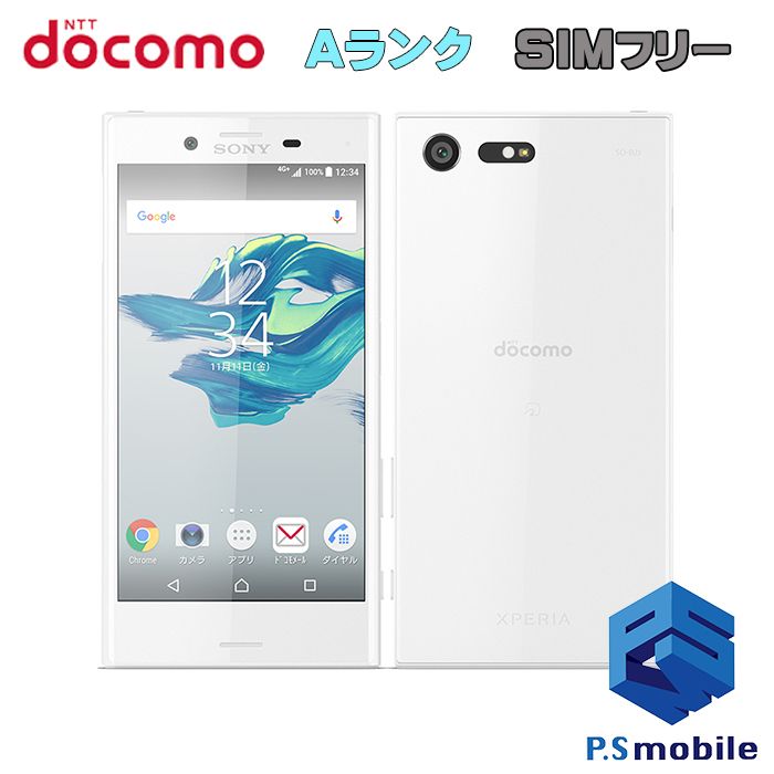 ムスビー｜☆超美品☆SO-02J Xperia X Compact ホワイト 287344 