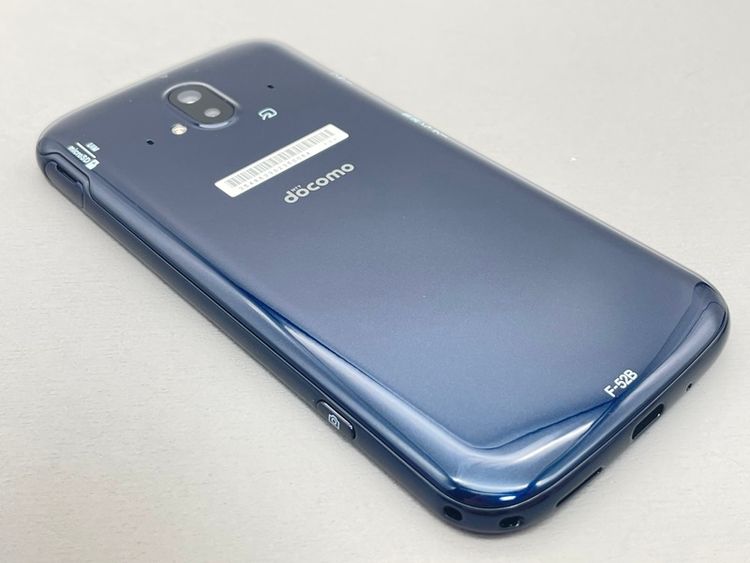 ムスビー｜☆新品同様☆F-52B らくらくスマートフォン ネイビー 350064