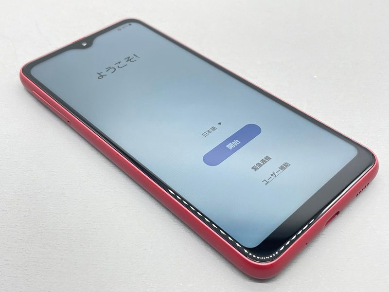 ムスビー｜☆良品中古☆SC-56B Galaxy A22 5G レッド 729473