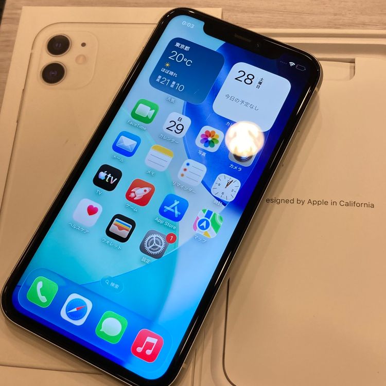 ������/������iPhone 11 64GB SIM�ե꡼ �ۥ磻�� �����񥹥ԡ���ȯ��