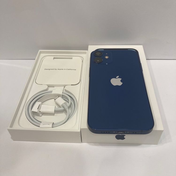 訳あり品☆iPhone 12mini 128GB SIMフリー ブルー ◆全国送料無料◆6058
