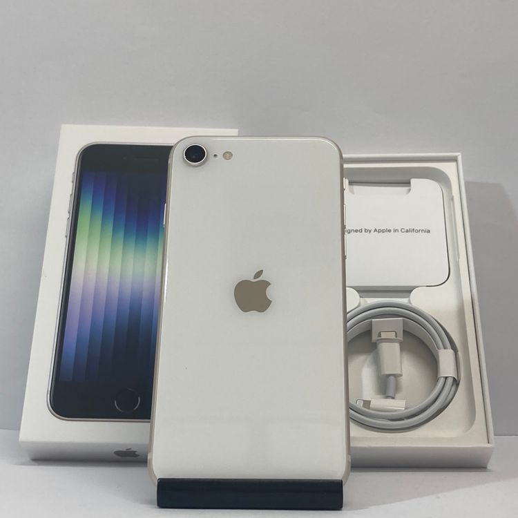 ムスビー｜バッテリー98％☆iPhone SE3 64GB SIMフリー スターライト 