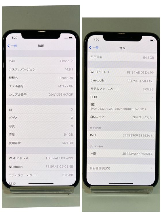 iPhone XS 64GB å  ̵