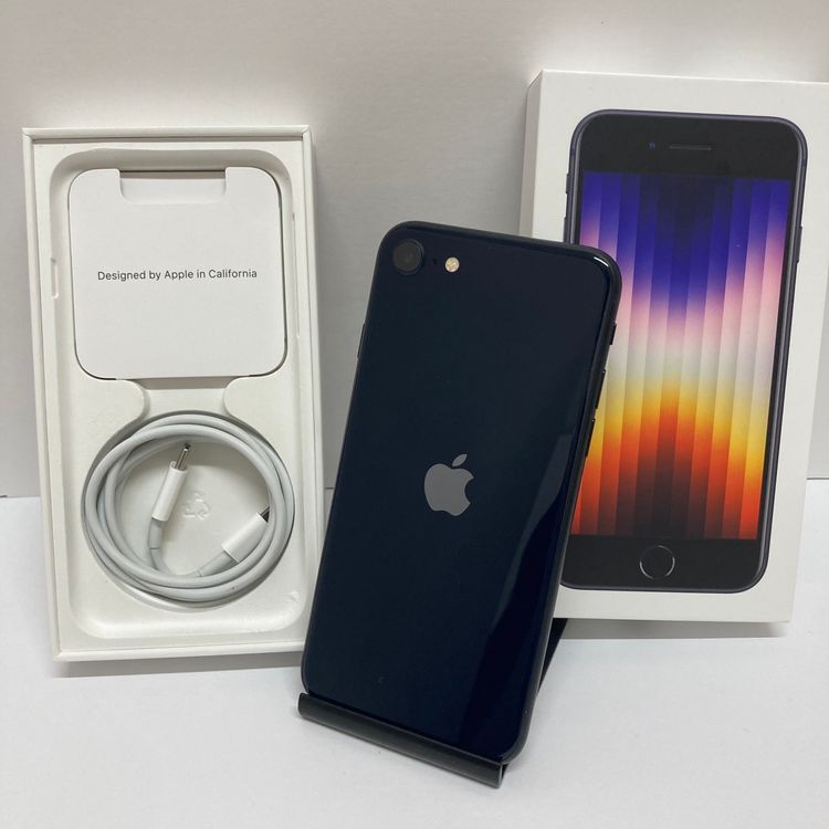 iPhoneSE3 64GB AppleSIMե꡼ Хåƥ꡼100% ʢ̵1