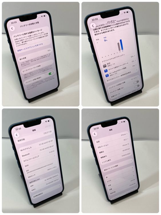 ��iPhone 13 256GB SIM�ե꡼ �֥롼 �����񥹥ԡ���ȯ����8304