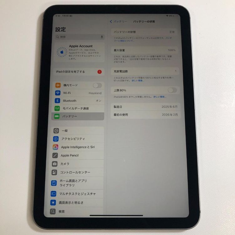 �����ʡ�iPad mini ��7���� A17 Pro 128GB ����顼