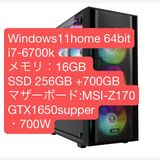 ߥPC i7-6700K/GTX1650Supper/16GB