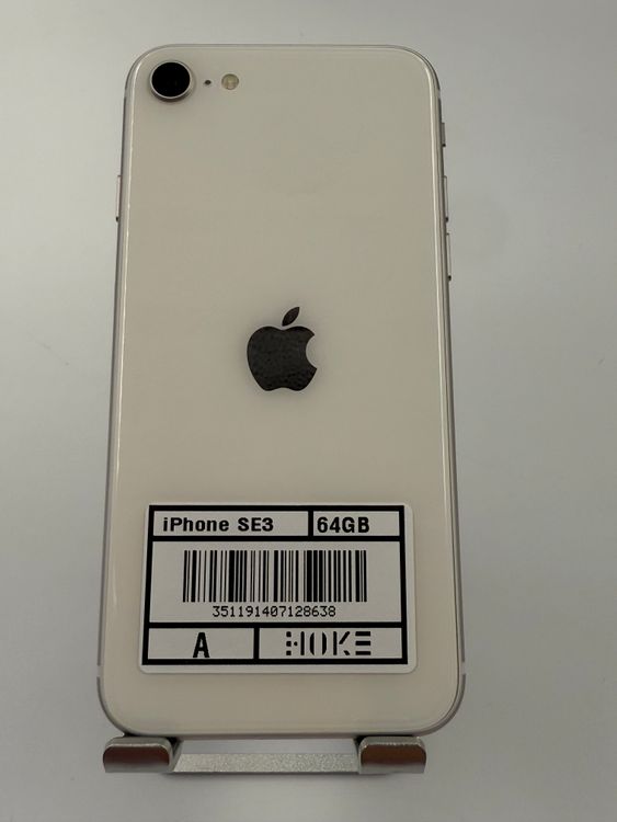iPhone SE 3塡64GB Хåƥ꡼100% ֹM-86-38
