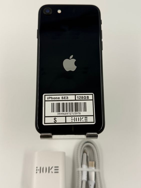 【純正バッテリー交換済】iPhone SE第3世128GBバッテリー100%管理番号M-59-78