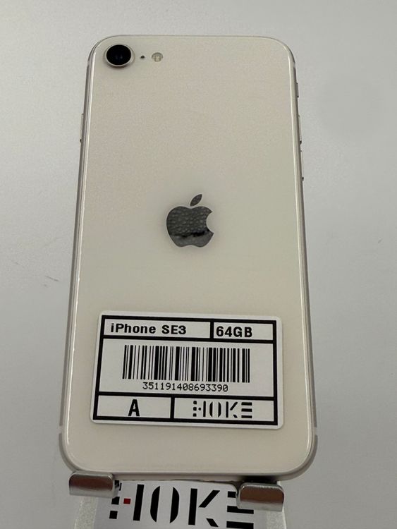iPhone SE 3塡64GB Хåƥ꡼100% ֹM-33-90