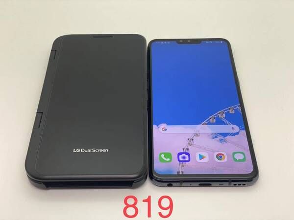 LG V50 ThinQ 128GB ֥å SIMե꡼