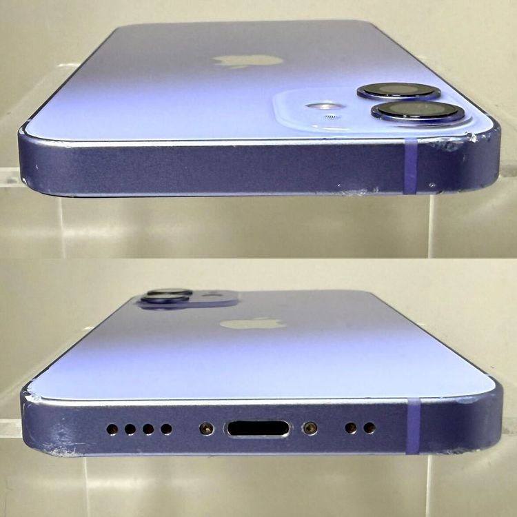 訳あり! iPhone 12 mini 256GB パープル SIMフリー 電池73%