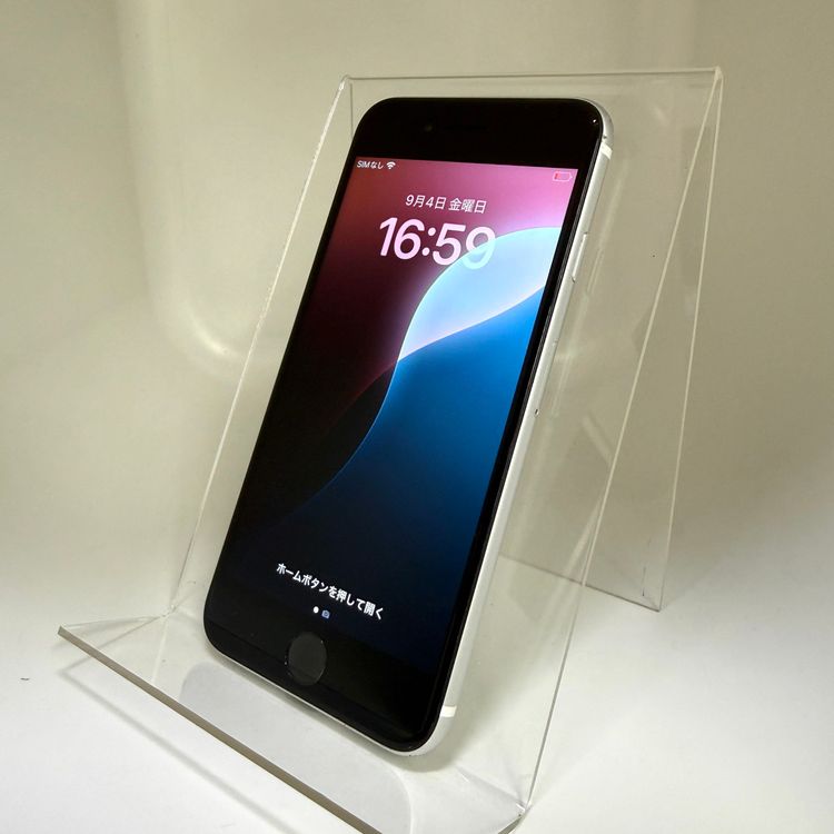 �����ꡪ iPhone SE����2����� 64GB �ۥ磻��SIM�ե꡼ ����73%