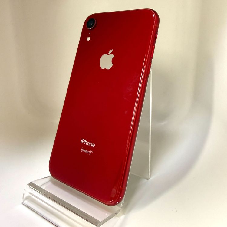 訳あり! iPhone XR 128GB RED SIMフリー 電池78% 【アップルバイヤーズ】