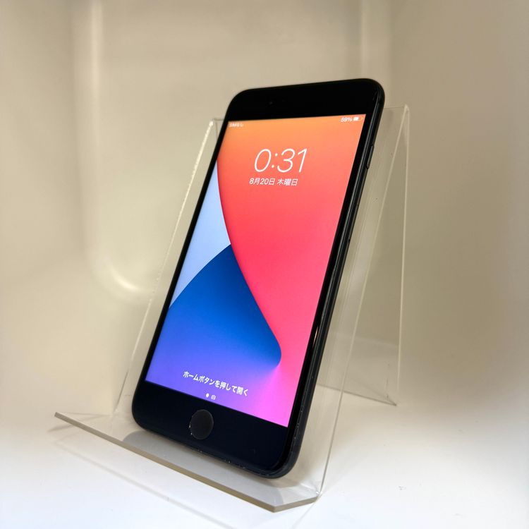 �����ꡪiPhone 7 Plus 128GB �֥�å�  SIM�ե꡼ ����76%