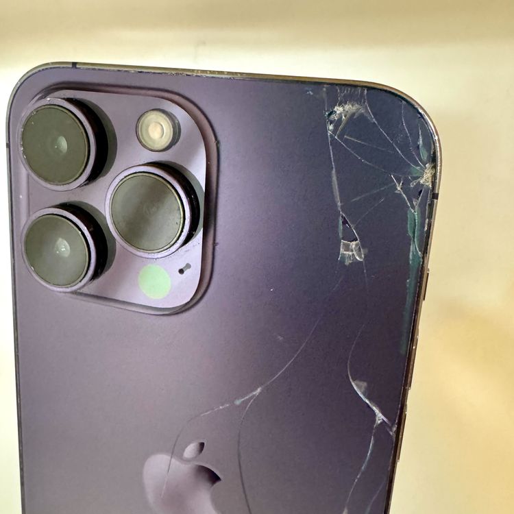 訳あり! iPhone 14 Pro Max 256GB ディープパープル SIMフリー 電池77%