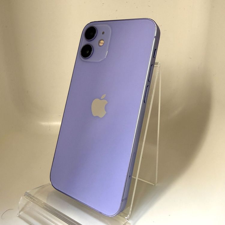 訳あり! iPhone 12 mini 256GB パープル SIMフリー 電池73%
