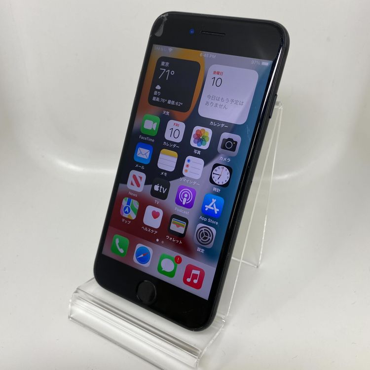 ꡪ iPhone 7 128GB ֥å SIMե꡼ 85%
