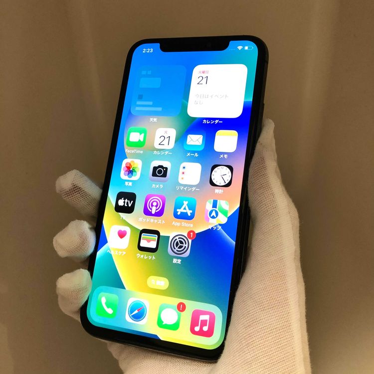 ムスビー｜動作良好！ iPhone X 64GB SIMフリー 電池71% 【アップル  