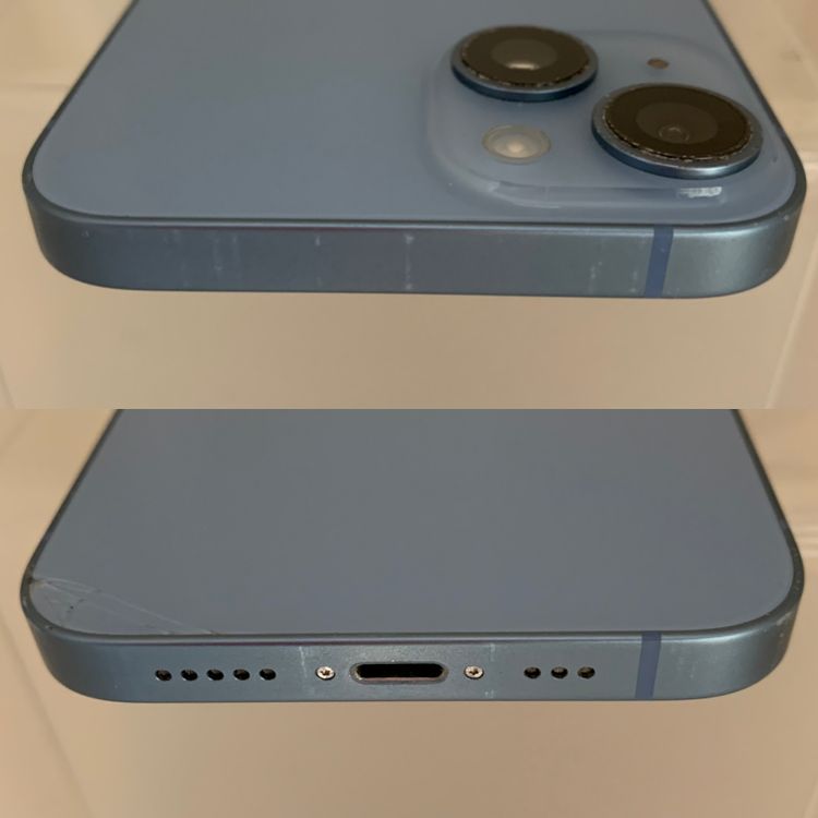 ꡪ iPhone 14 128GB ֥롼 SIMե꡼ 77% ڥåץХ䡼