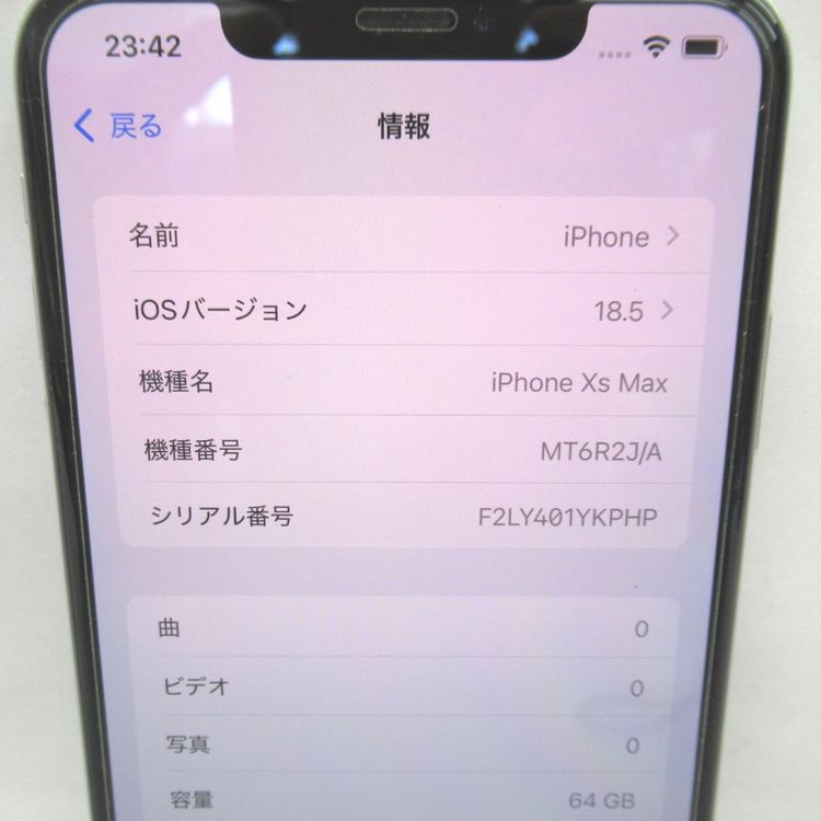 ڼߤʤߡۡKR99941auiPhoneXS Max 64GBMT6R2J/A