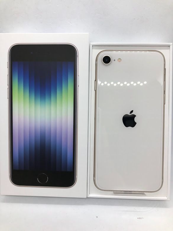 ムスビー｜iPhone SE(第3世代) 64GB スターライト SIMフリー au版 未 