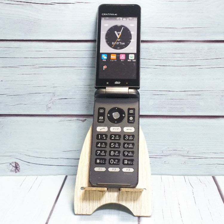 KYOCERA au GRATINA 4G BLACK KYF31  093