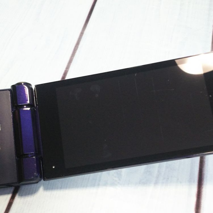 docomo SHARP �����쥹�������� SH-02K �֥롼�֥�å� �ͥ��ӡ�  077