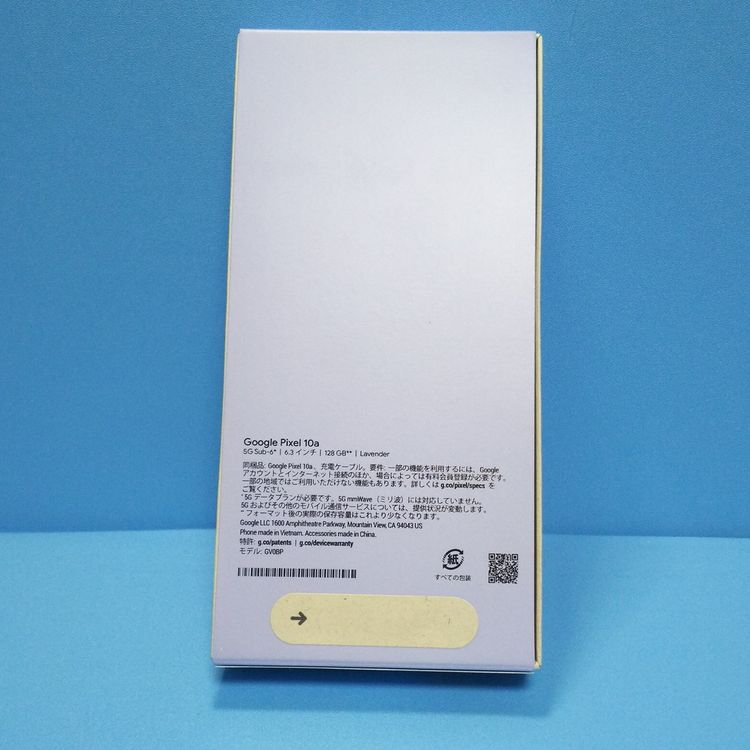 Google���ȥ��� Pixel10a ��٥���� 128GB ̤����  ���� 961