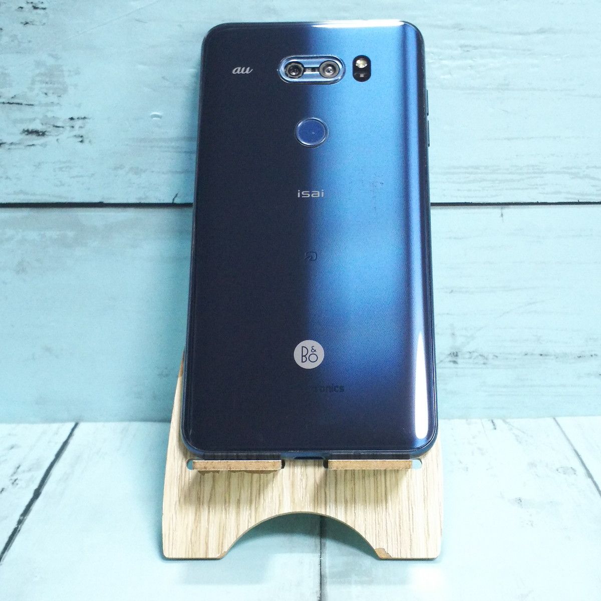 ムスビー｜LG au isai v30 + LGV35 モロッカンブルー [ジャンク] 112 
