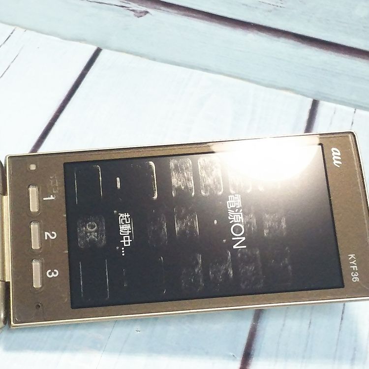 KYOCERA au KYF36 ���󤿤󥱡����� GOLD  955