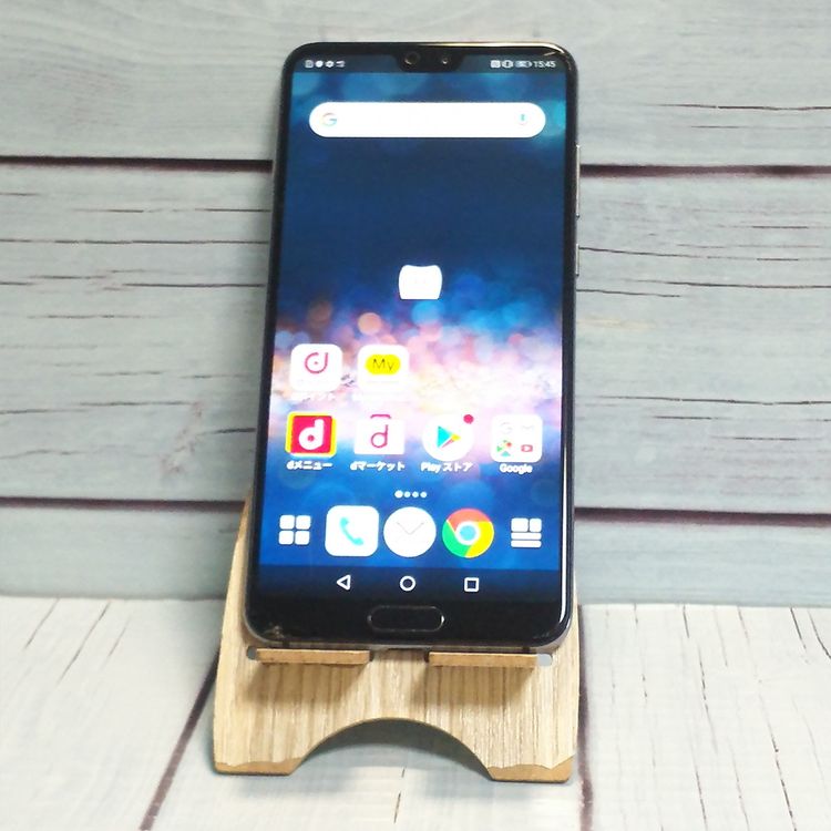 ムスビー｜docomo HUAWEI P20 Pro HW-01K Blue [訳あり] 631【HUAWEI 