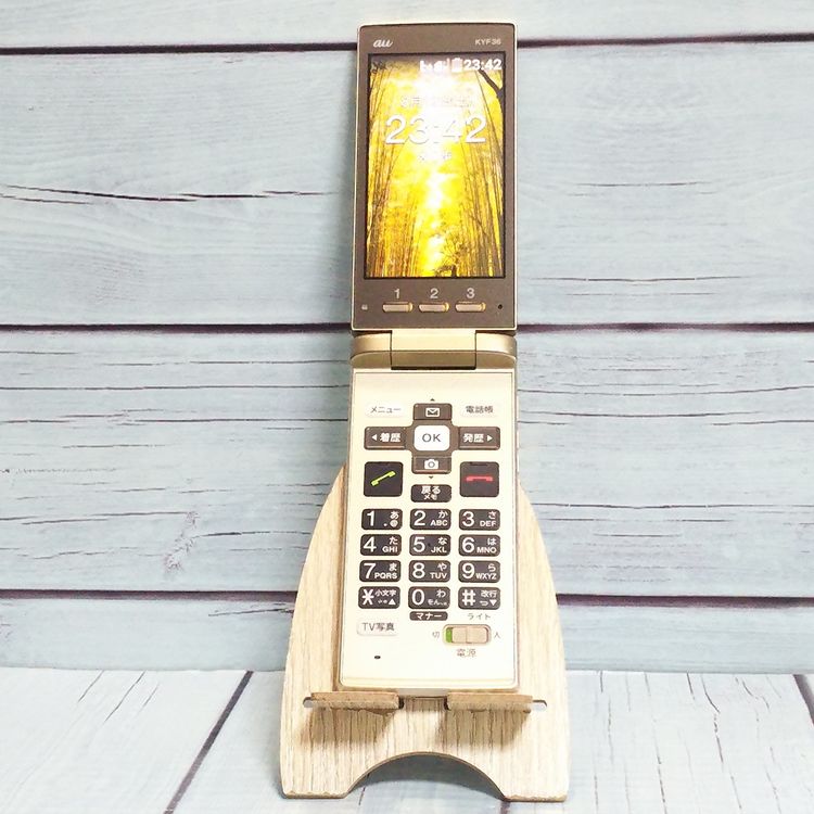 KYOCERA au KYF36 ���󤿤󥱡����� GOLD  146