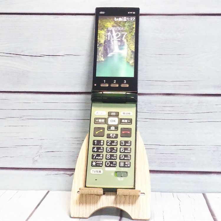 KYOCERA au KYF36 ���󤿤󥱡����� GREEN  874