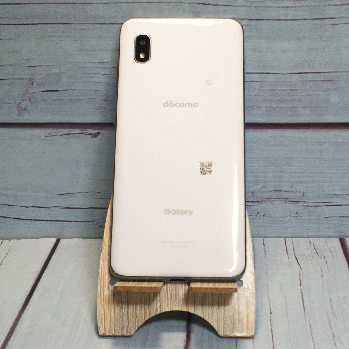 ムスビー｜docomo Galaxy A20 SC-02M ホワイト White 166【Galaxy A20 